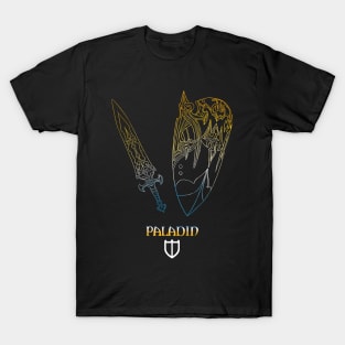 Paladin Fantasy Job Weapon T-Shirt